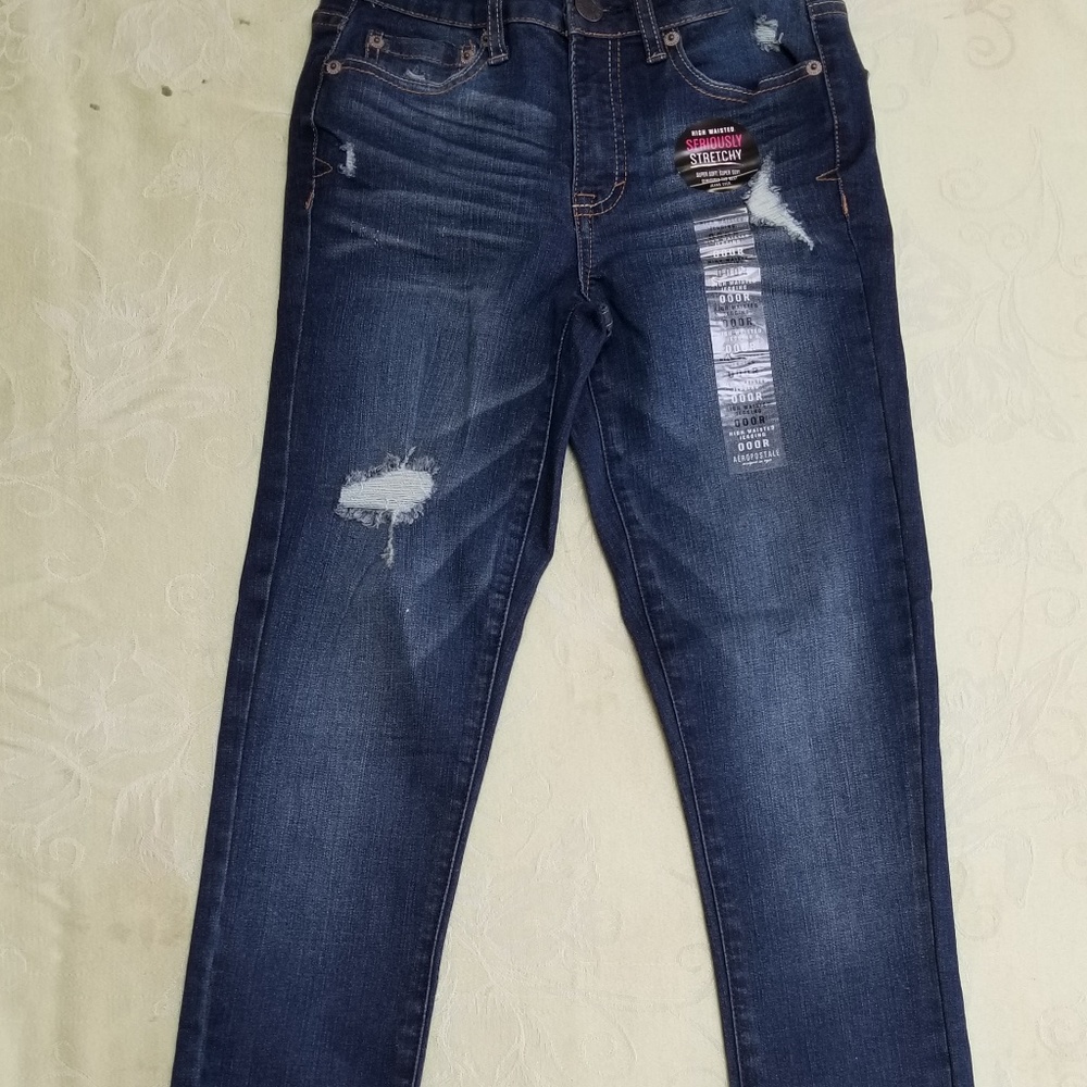 NWT Aeropostale Woman`s High Waisted Jeggings
